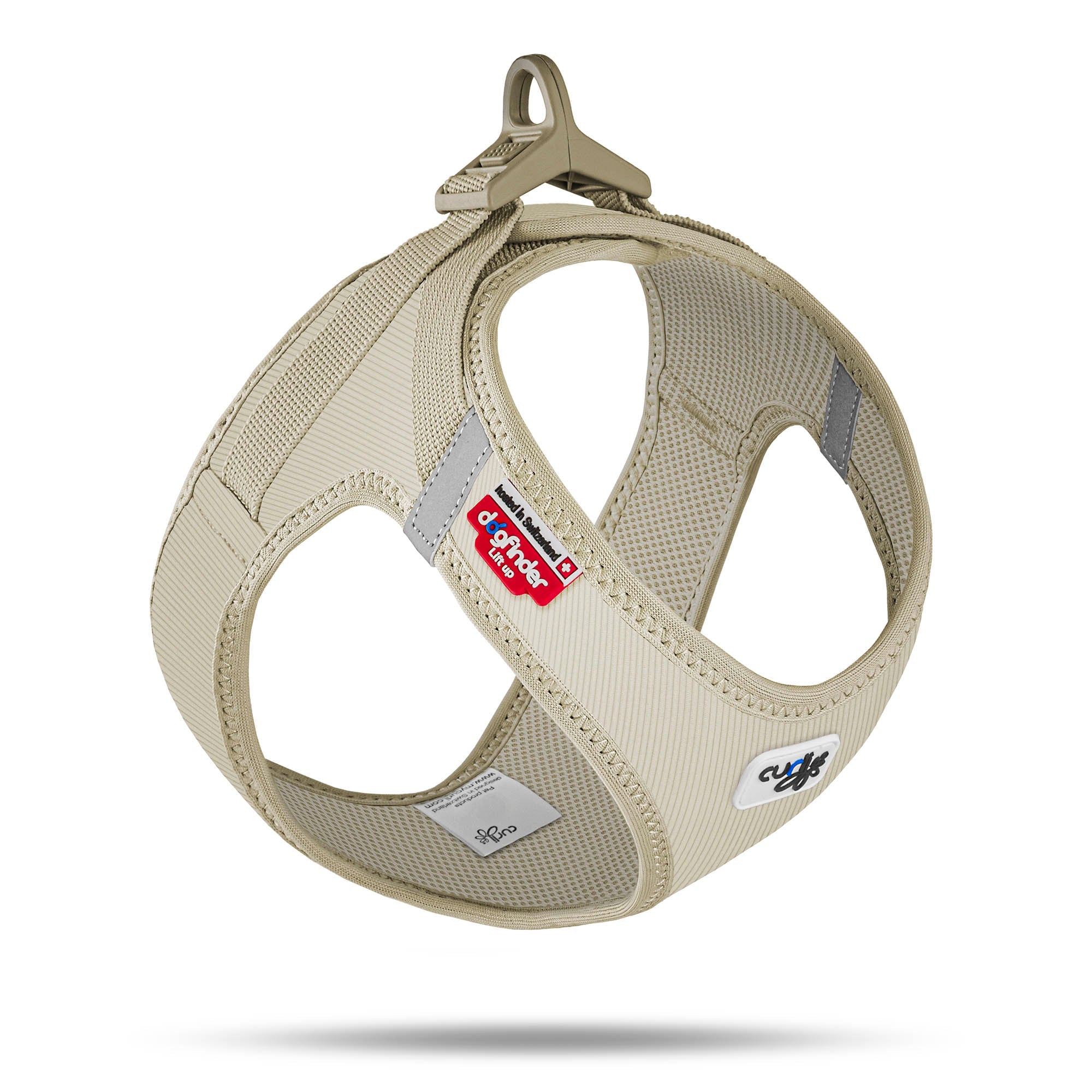 Curli Vest Clasp Cord hundesele tan