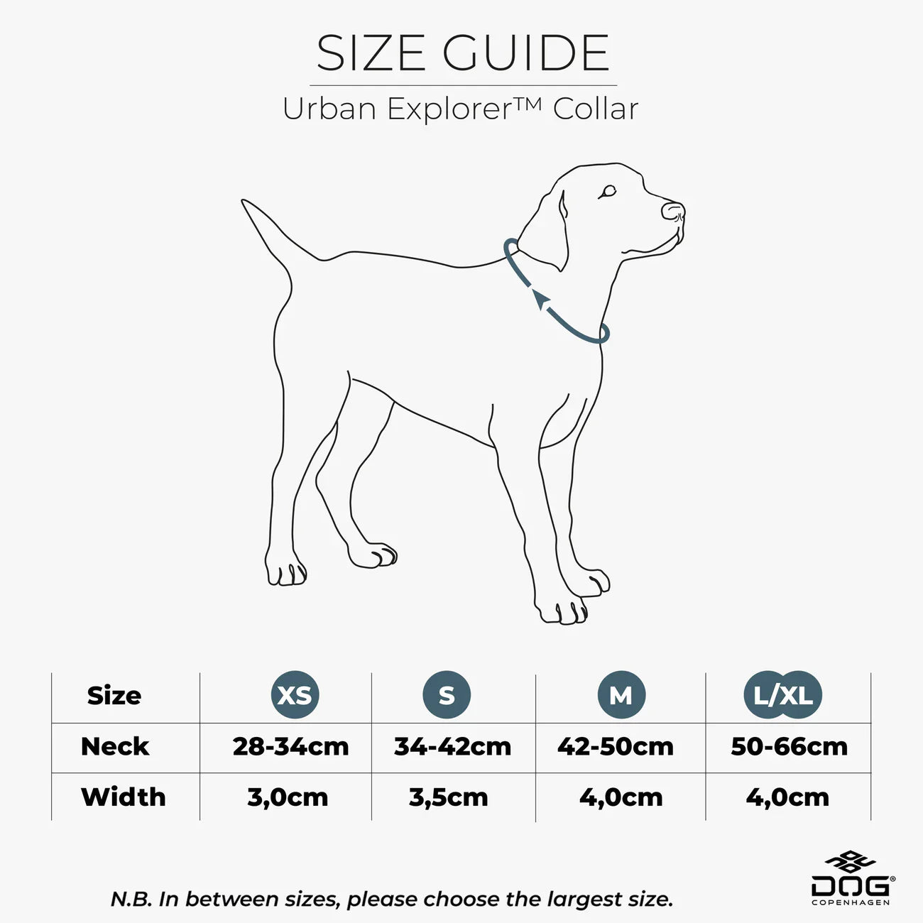 Dog Copenhagen Urban Explorer Collar Mocca