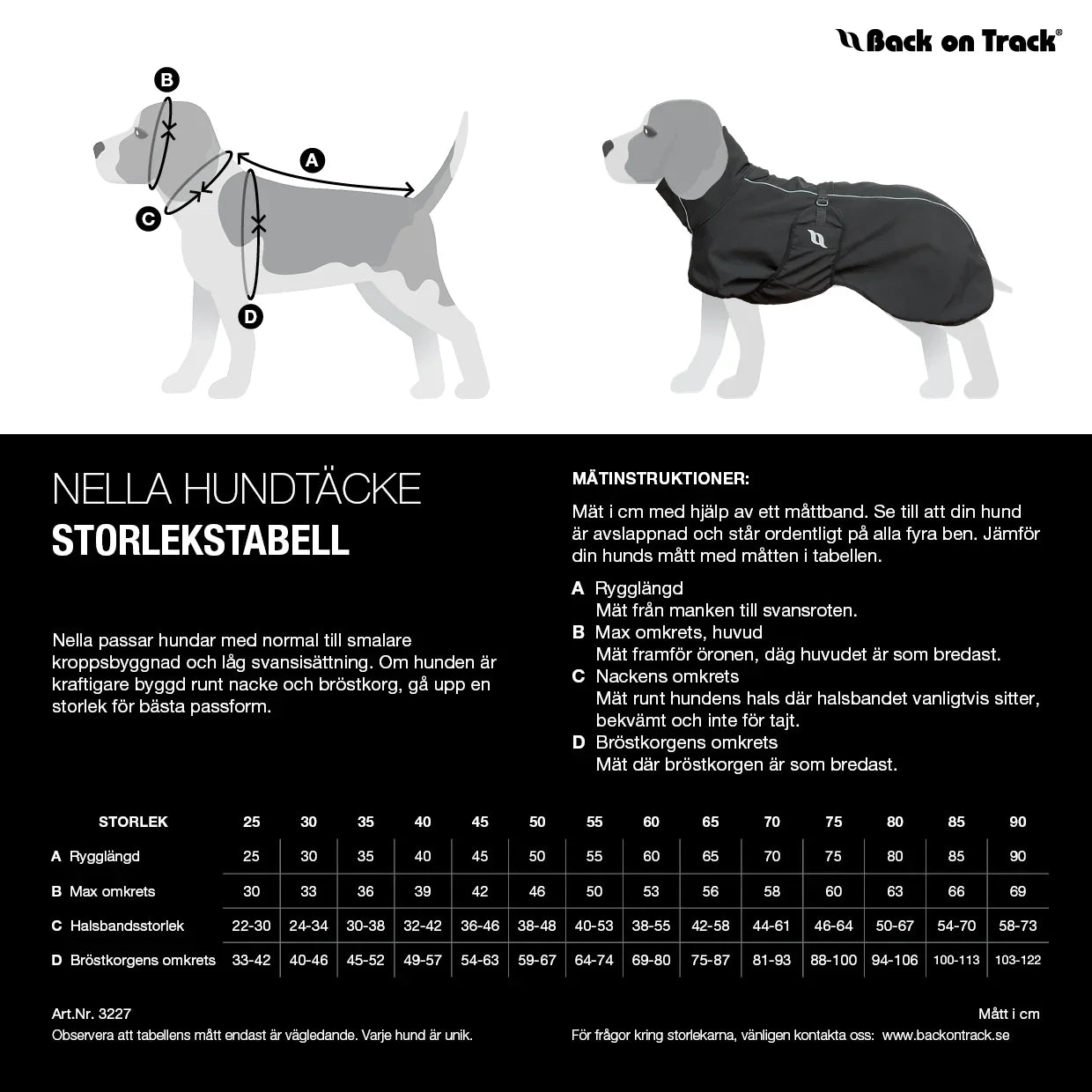 Back on track Nella Hundtäcke Grå