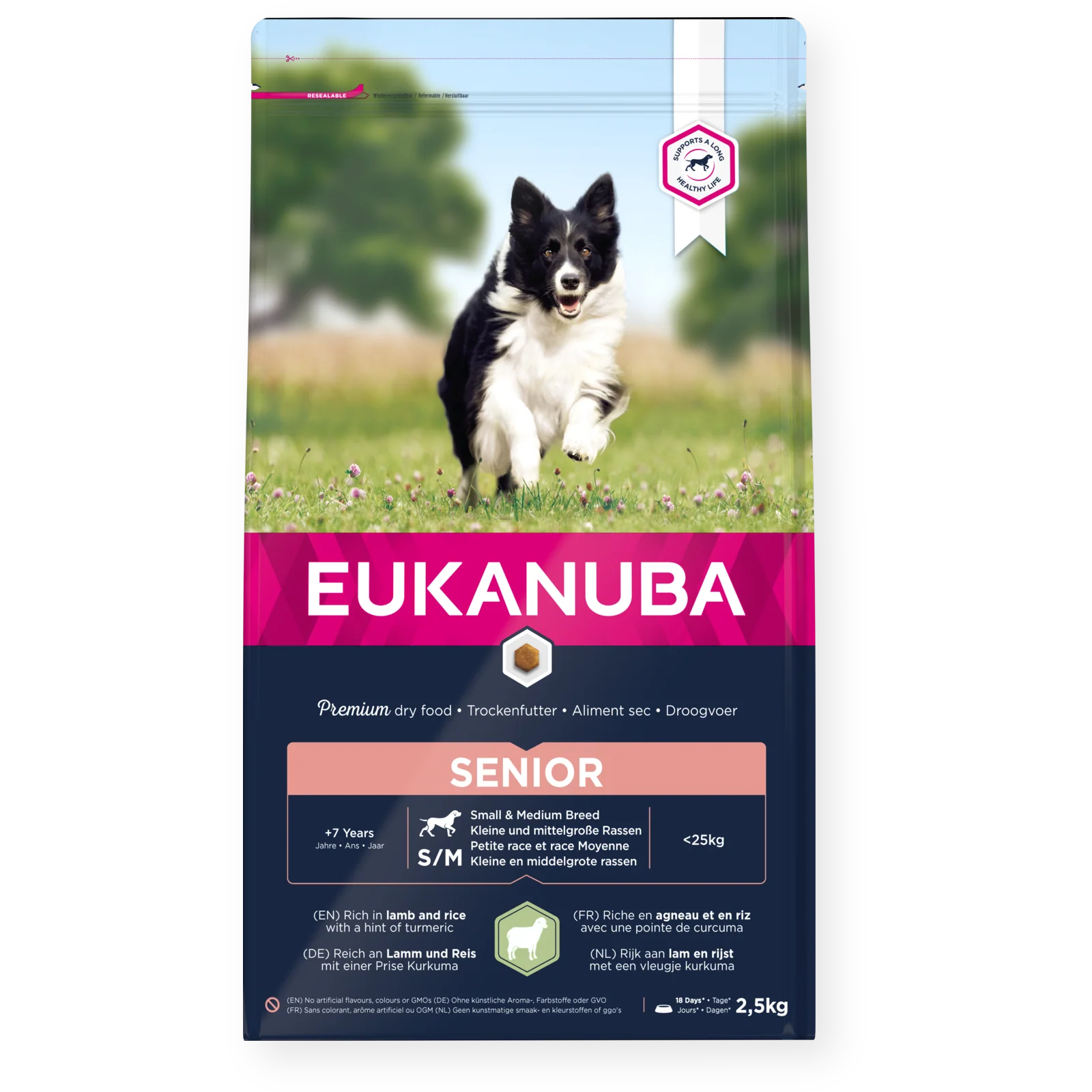 Eukanuba Dog Senior Small/Medium Breed Lamb & Rice