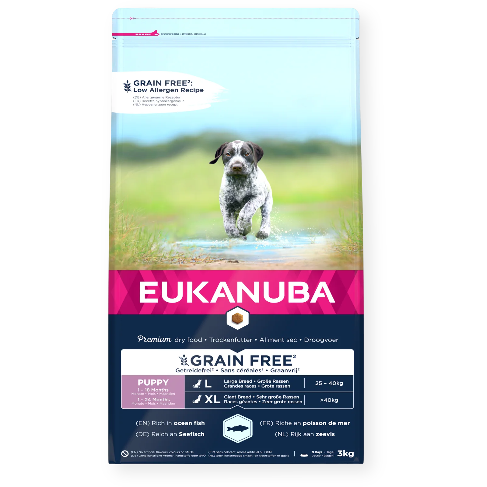 Eukanuba Dog Grain Free Puppy & Junior Large Ocean Fish