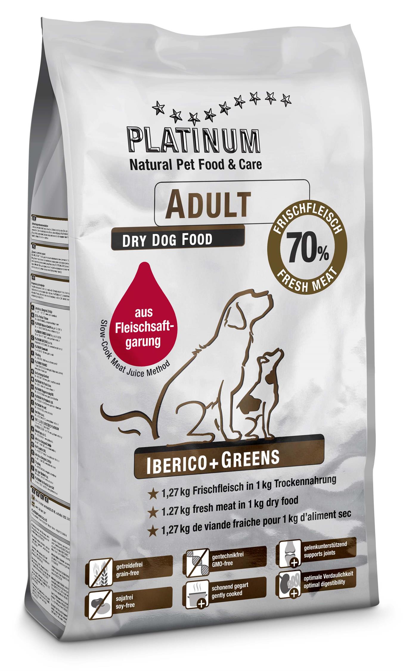 Platinum Adult Iberico+Greens 5 kg