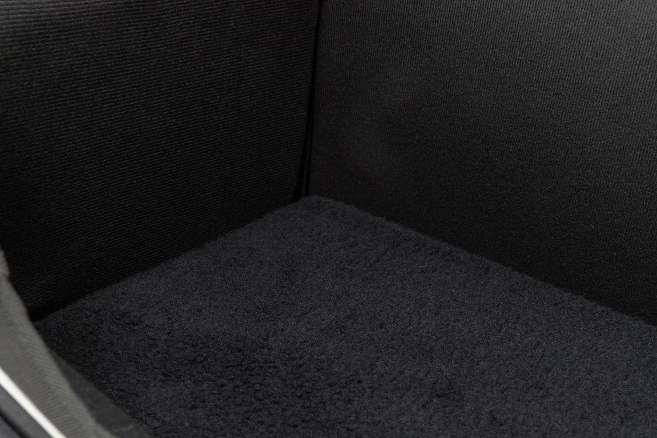 Bilsäte, Midi, 56 × 37 × 36 cm, svart/grå