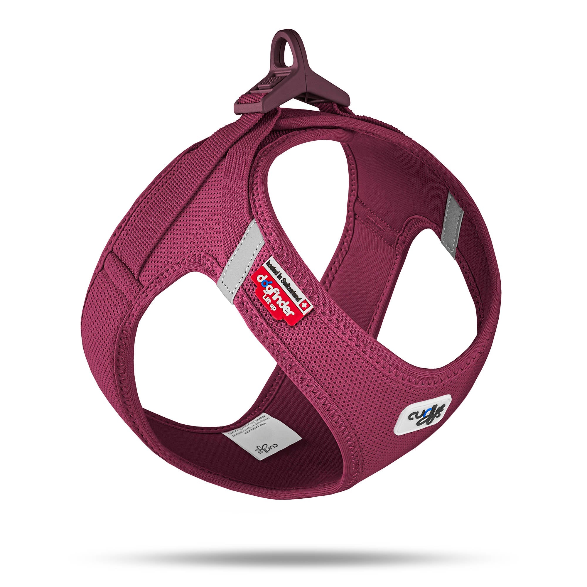 Curli Vest sele Clasp Air-Mesh Ruby