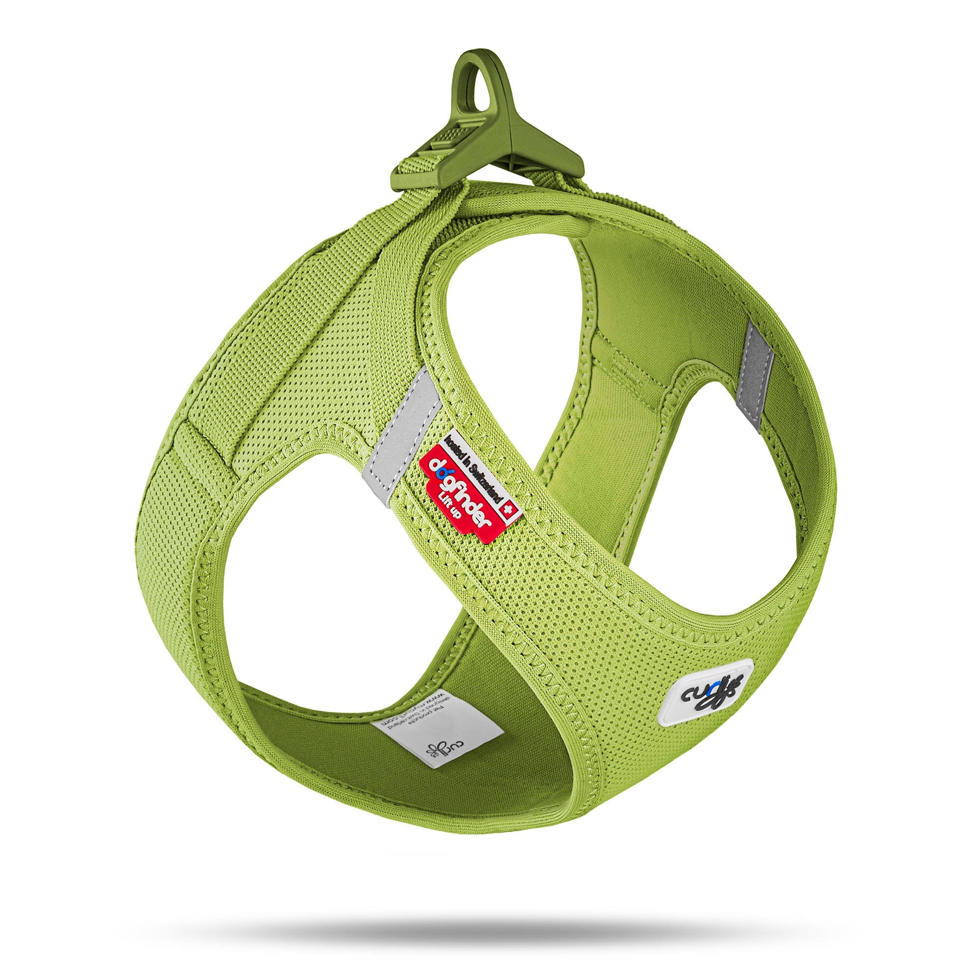 Curli Vest sele Clasp Air-Mesh Lime