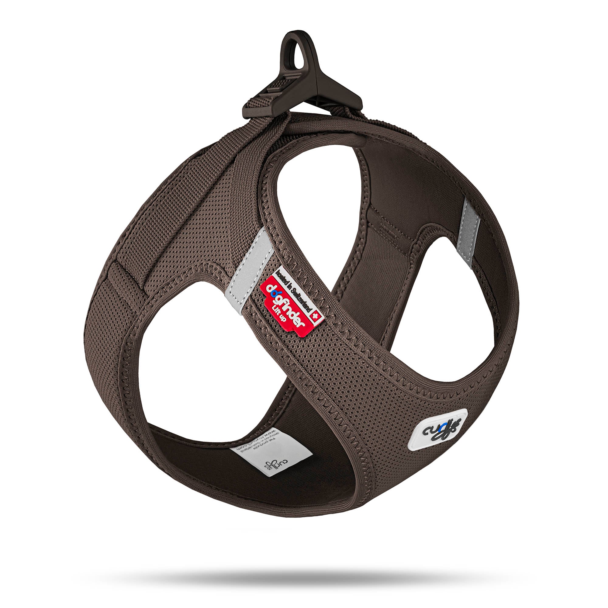 Curli Vest sele Clasp Air-Mesh Brun