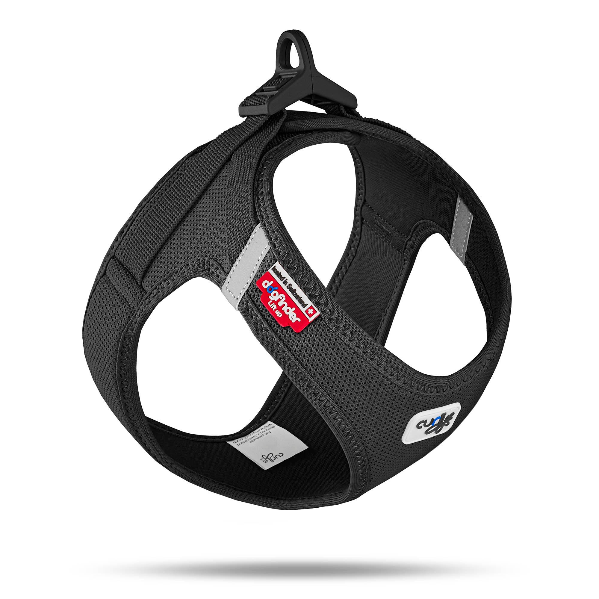 Curli Vest sele Clasp Air-Mesh Svart