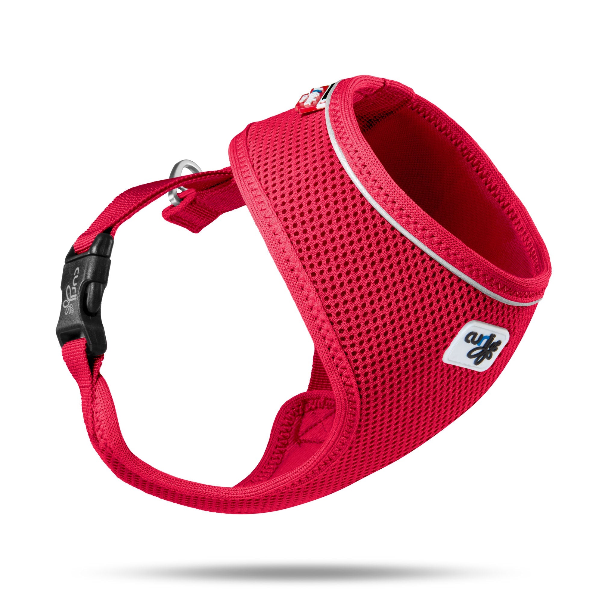 Curli Basic harness Air-mesh Röd