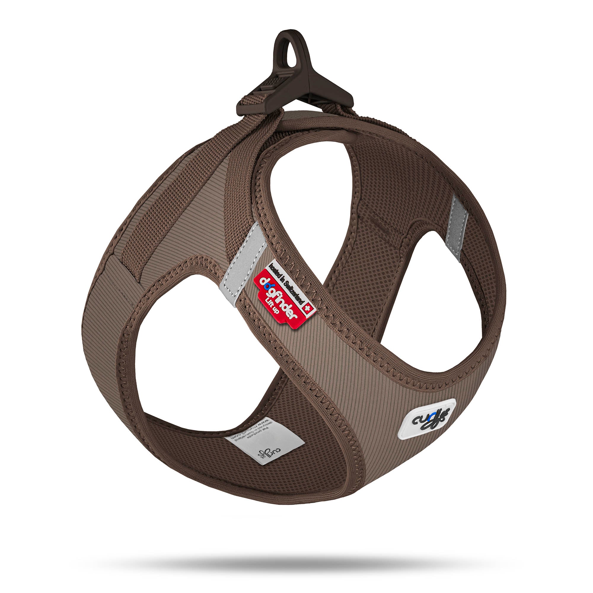 Curli Vest Clasp Cord hundesele Brun