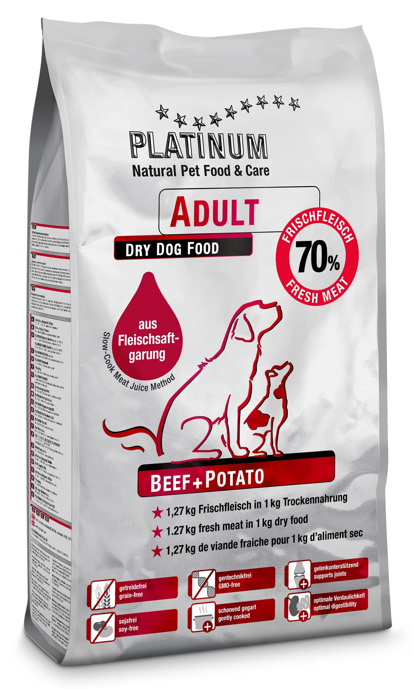 Platinum Adult Beef+Potato 5 kg