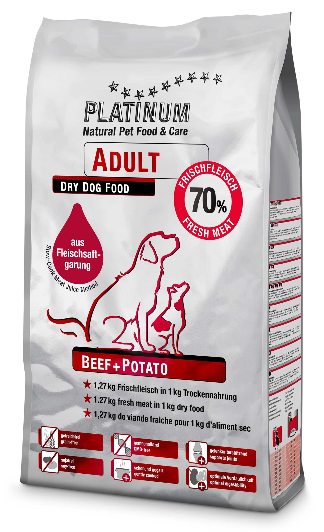 Platinum Adult Beef+Potato 5 kg