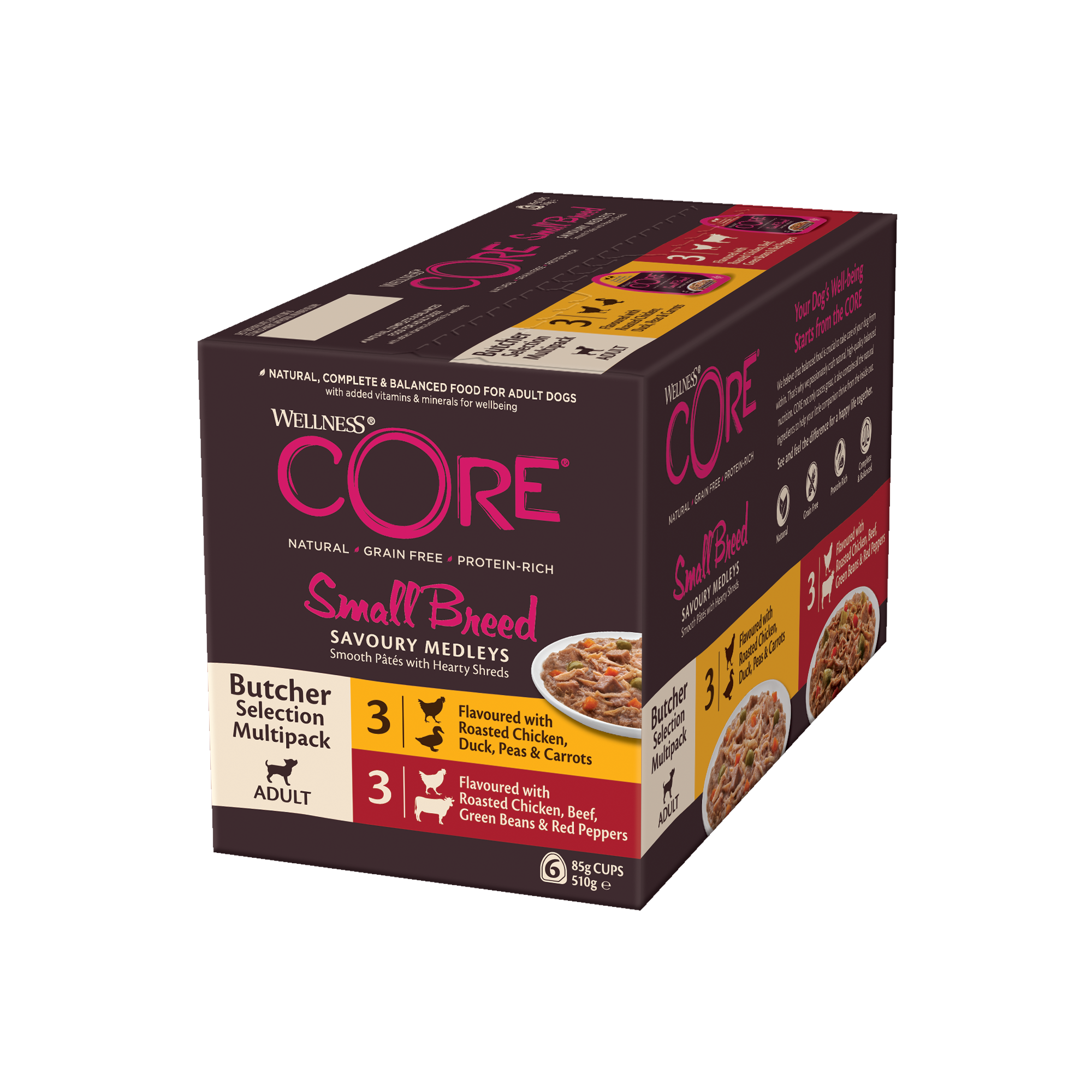 CORE Savoury Medleys Small breed, flerpack Butcher