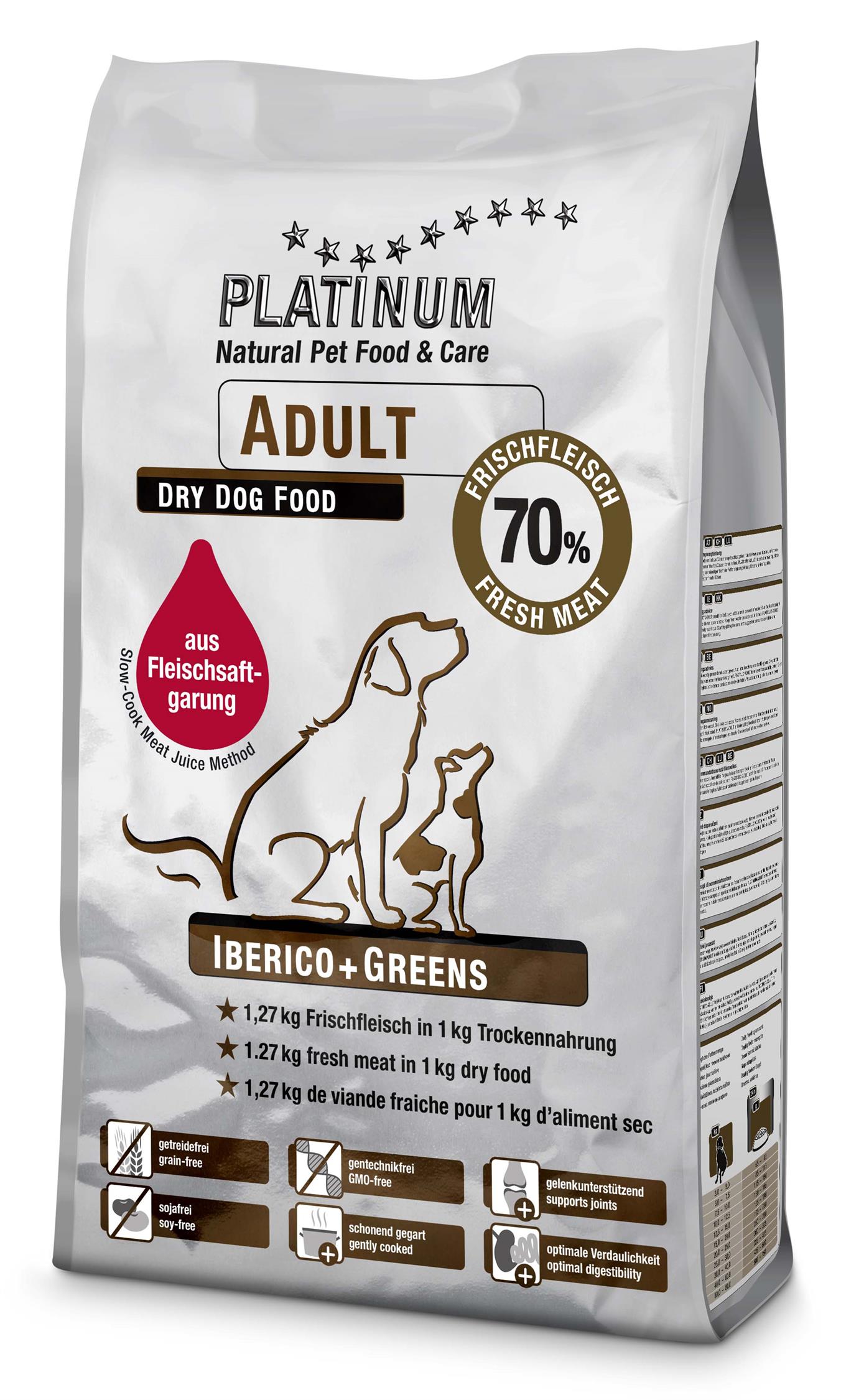 Platinum Adult Iberico+Greens 5 kg